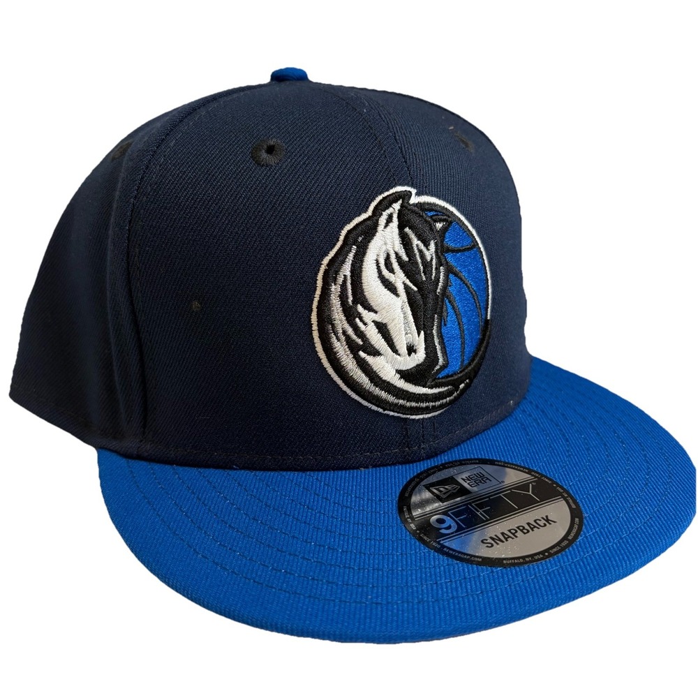 Dallas Mavericks New Era 9FIFTY Two Tone Blue Adjustable Snapback Hat Cap OSFM
